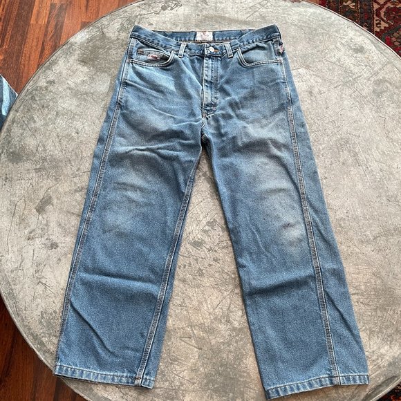 Vintage Tyndale Flame Resistant USA Jeans FR Denim Size 34X29 - Picture 2 of 12